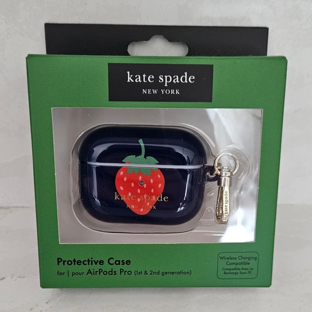Kate Spade Navy AirPods Pro Case with Strawberry Design